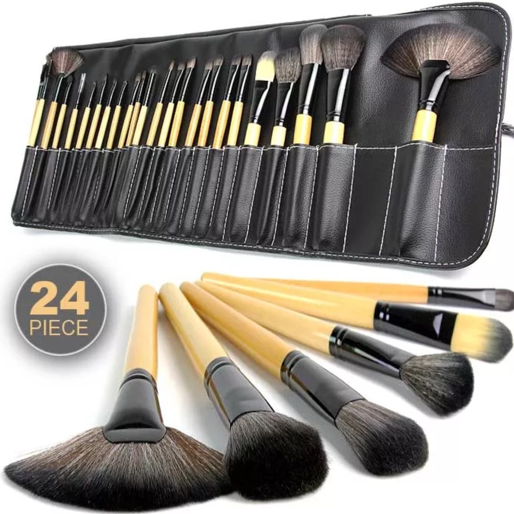 New 24pcs Makeup Brush With Case
